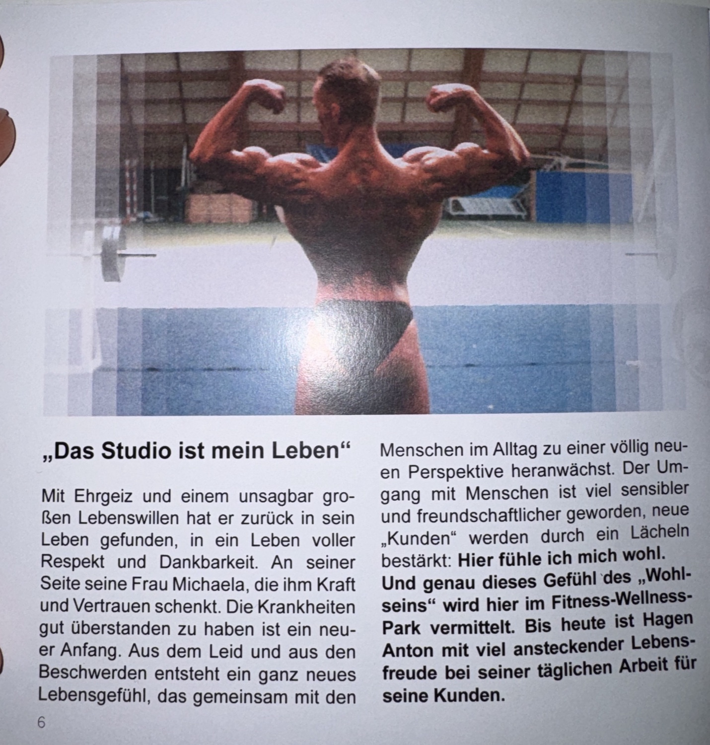 Seite 6 des Studiohefts von Hagen Anton
