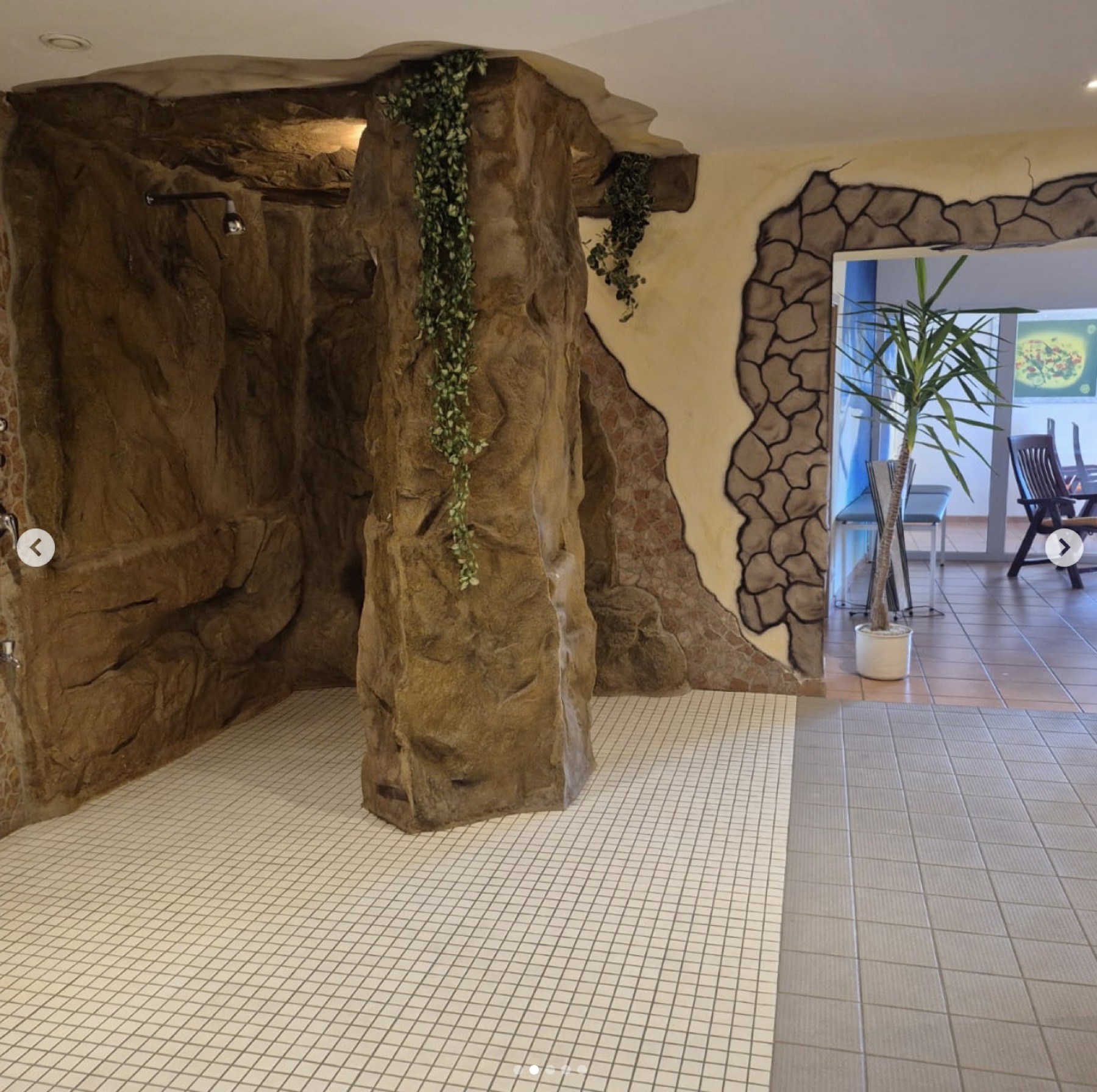 Ruhebereich im Wellnessbereich des Studios